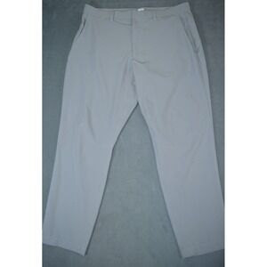 Fabletics Men's The Only Pants Size 36x30 Classic Fit Gray Chino Casual